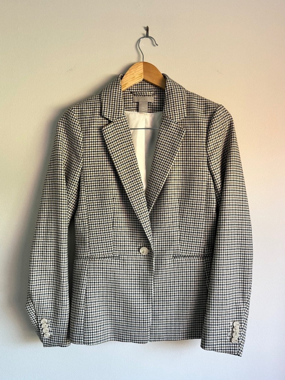 H&M Houndstooth Blazer - S